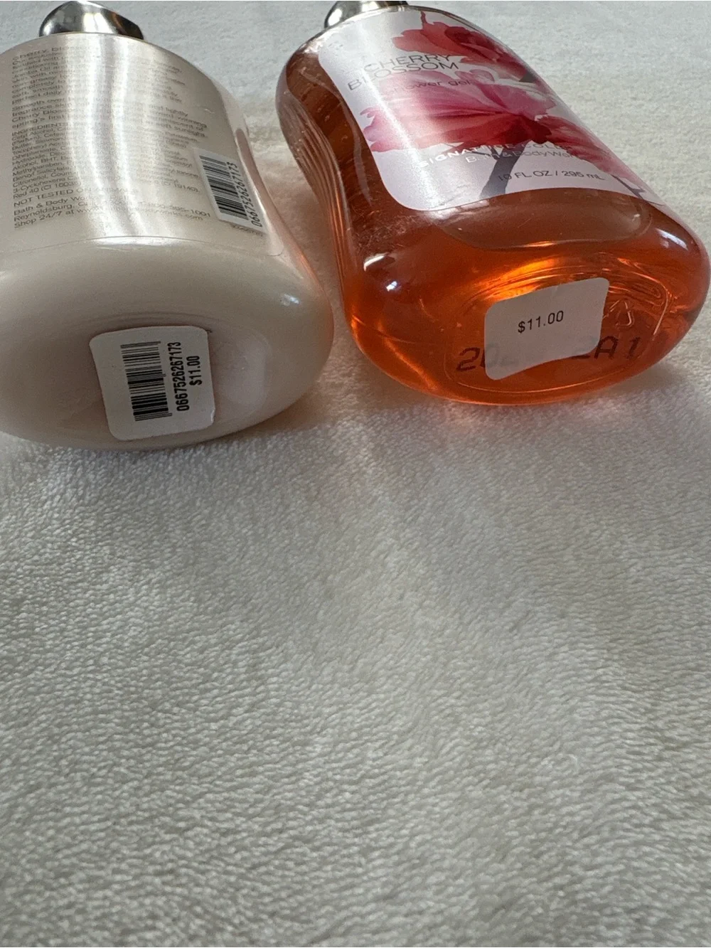 NWT Y2K Bath and Body Works Shampoo and Shower Gel Cherry Blossom Bundle